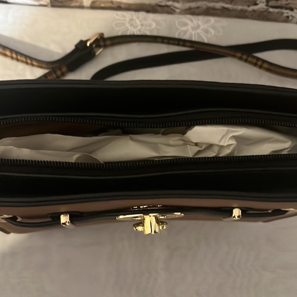 Adrienne Vittadini Wall Street Style Crossbody Handbag - Picture 6 of 11